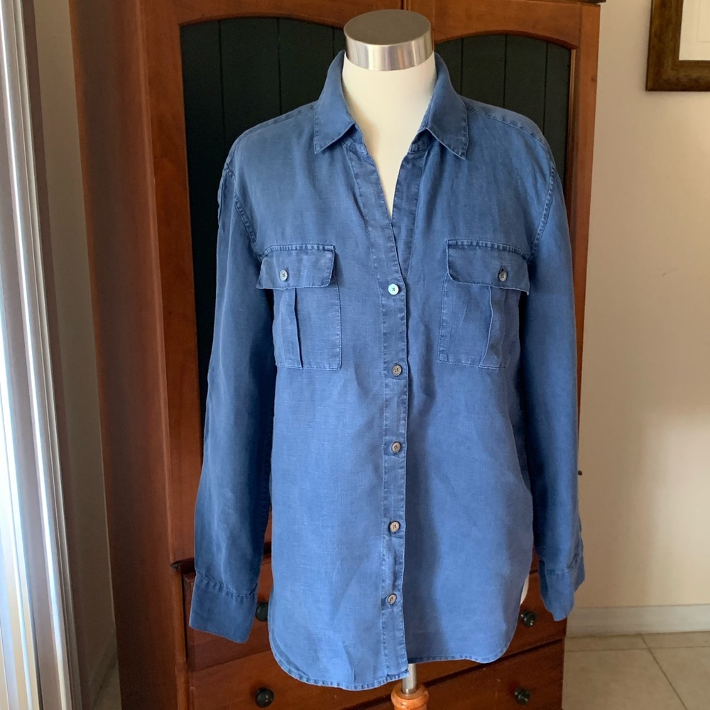 Tommy Bahama Chambray Linen Shirt